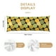 thumbnail image 3 of Balery Bee honey Funda Protectora para Almohada Corporal de Algodón Hipoalergénico con Cierre(55 x 21 pulgadas), Almohadas No Incluidas, 3 of 7