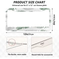 thumbnail image 4 of GZHJMY Sage Green Palm Leaves License Plate Frames 2PCS Car License Plate Holder with Screw Parts Cover Set Automotive Car Accessories Decor for Universal US Vehicles, 4 of 7