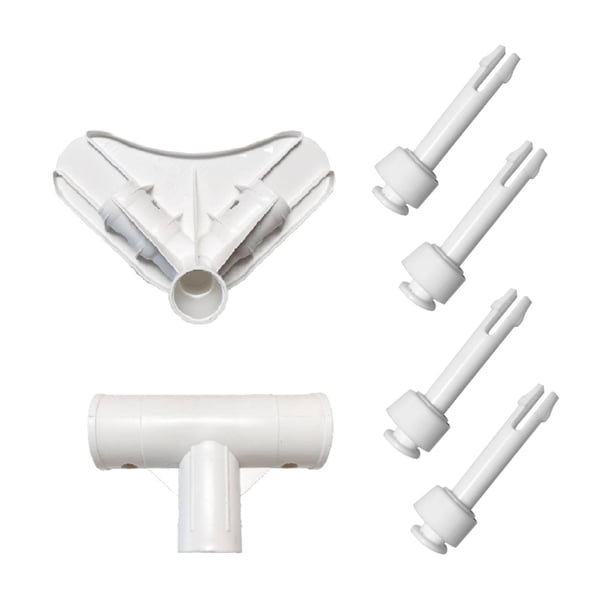 Instalación de pasadores para marcos de piscinas Accesorios resistentes para piscinas Soporte de tubo exterior práctico Reemplaza el soporte de esquin