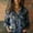 A4_Navy, variant on WTXUE Vintage Retro Floral Print Boho Tops for Women Long Sleeve Shirts Button Down Shirts V Neck Shirts Button Down Tops Casual Oversized Top Tees V Neck Shirts Button Down Tops Dark Blue 3Xl