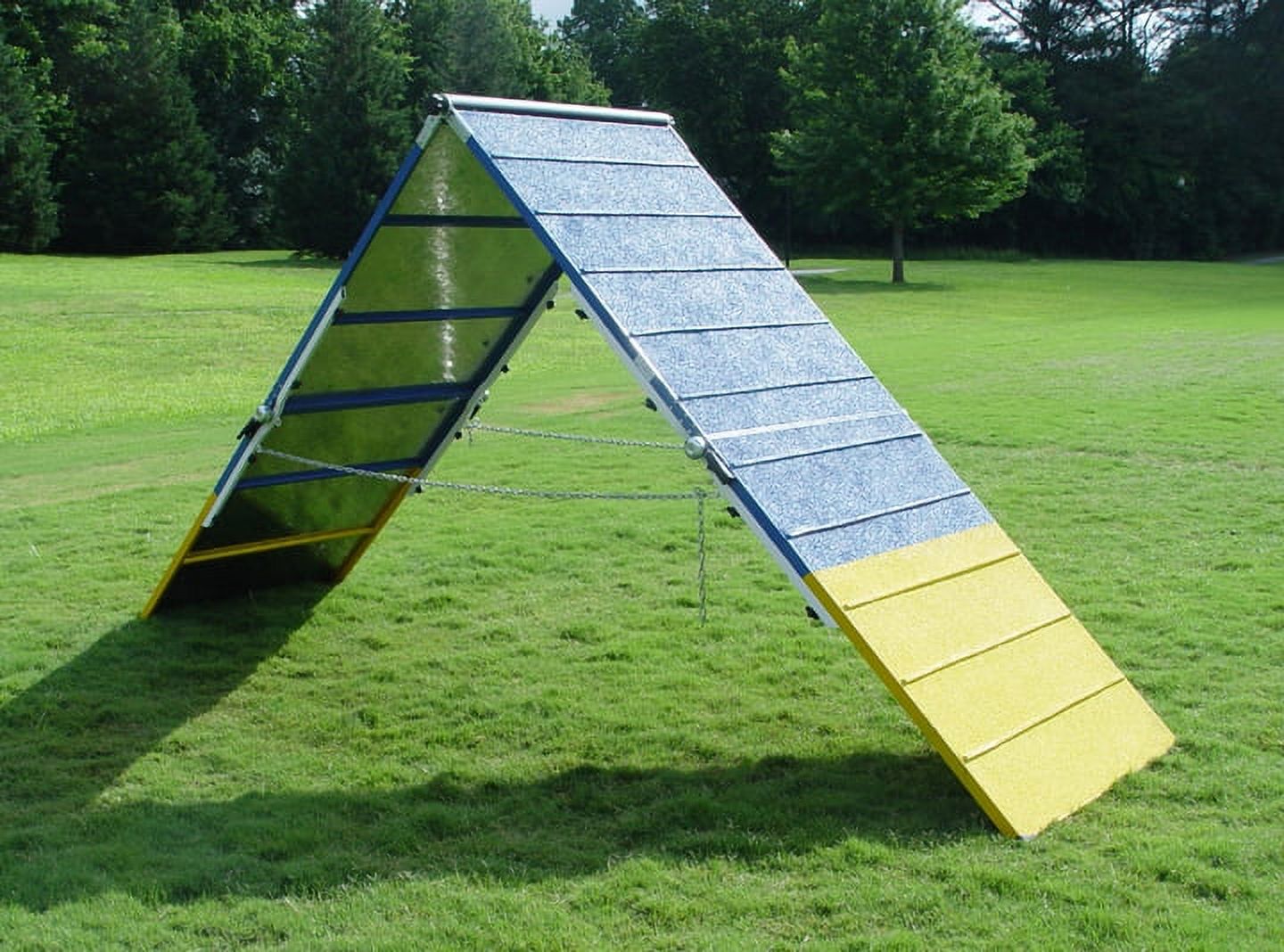 9' Dog Agility A-Frame, Aluminum with Rubber Surface