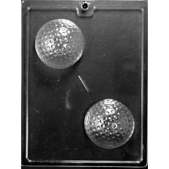 Grandmama's Goodies S112 Large Golf Ball Chocolate Candy Soap Mold with Exclusive Molding Instructions
