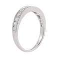 thumbnail image 2 of Gilded Lab Grown Diamond 1/2 ct. T.W. and Sterling Silver Anniversary Band Ring, 2 of 4
