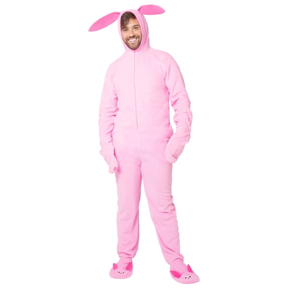 A Christmas Story Family Pajamas Ralphie Pink Bunny Matching Onesie