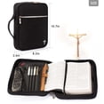 thumbnail image 3 of Montana West Church Bag for Women Men Protective Bible Cover with Leather Bookmark, Black, 3 of 7