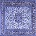 thumbnail image 1 of Ahgly Company Machine Washable Indoor Square Persian Blue Traditional Area Rugs, 6' Square, 1 of 4