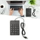 thumbnail image 1 of Mini Teclado Numérico Con Cable Ergonímico, 18 Teclas, Teclado Numérico de Escritura Silenciosa USB para PC, Portátil, Banqueros de Escrito, 1 of 7