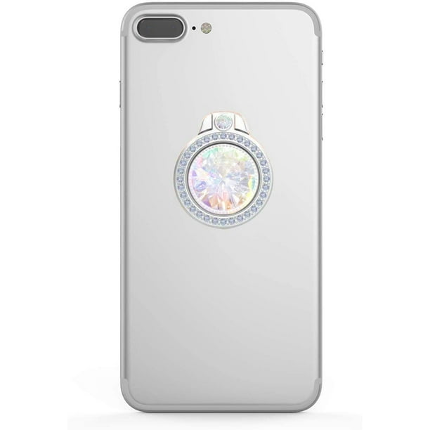 Porte-baguette de Téléphone en Cristal - Support de Poignée de Téléphone Portable Compatible avec Tous les Smartphones -