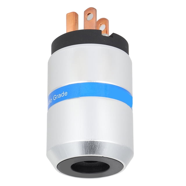 Enchufe De Alimentación De Cobre De Audio, Enchufe De Alimentación De Cobre HIFI Resistente Al Desgaste Reducción De Ruido Multifunción Para Dispositivo Audiovisual