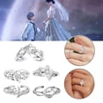 thumbnail image 3 of Bague Réglable en Cuivre Exquis - Design Unique pour les Amateurs d'Espace - Thème Jeu Amour & Espace Profond, 3 of 7