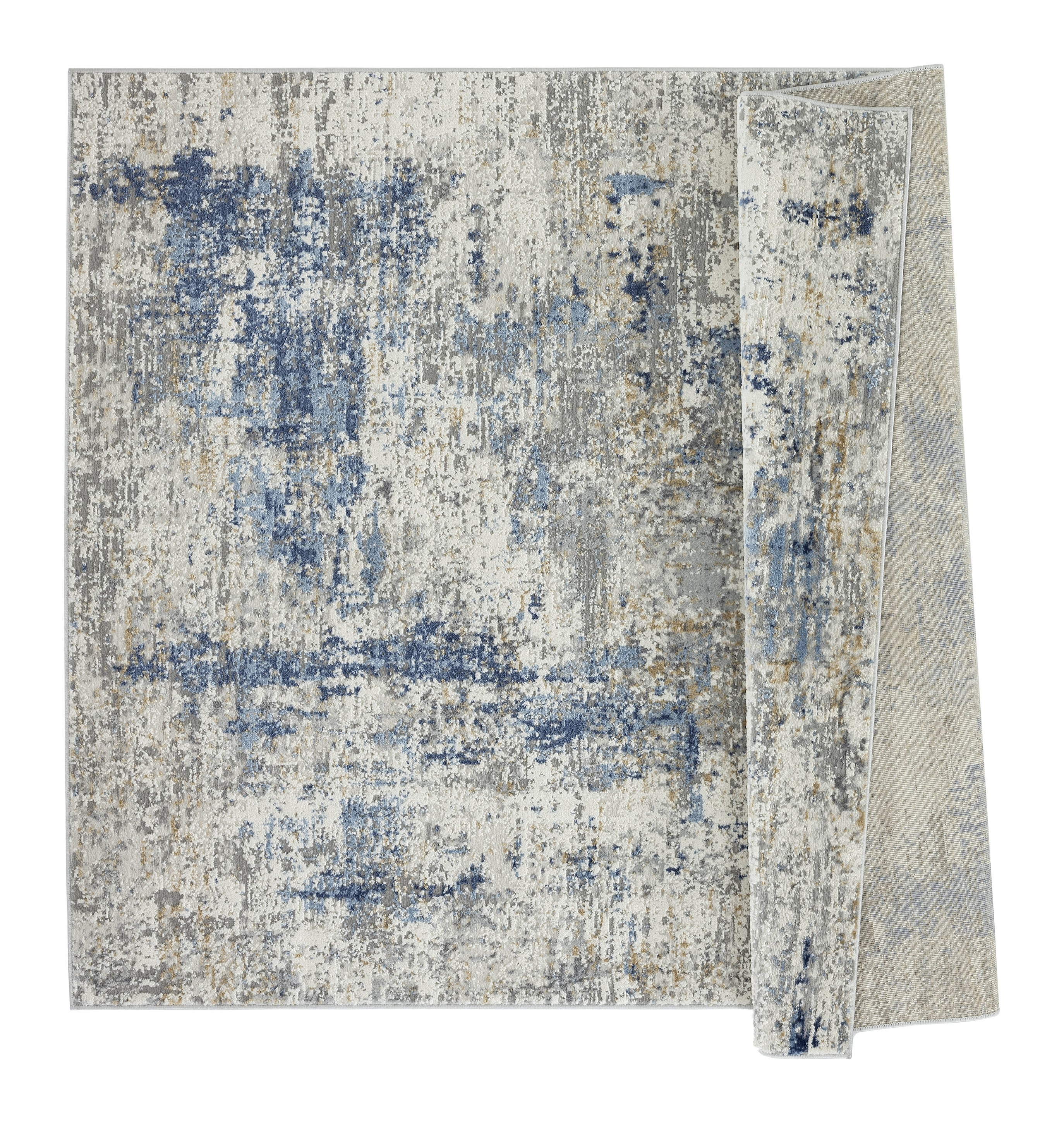 United Weavers Hyperion Calypso Transitional Abstract Accent Rug, Blue, 1'11" x 3'