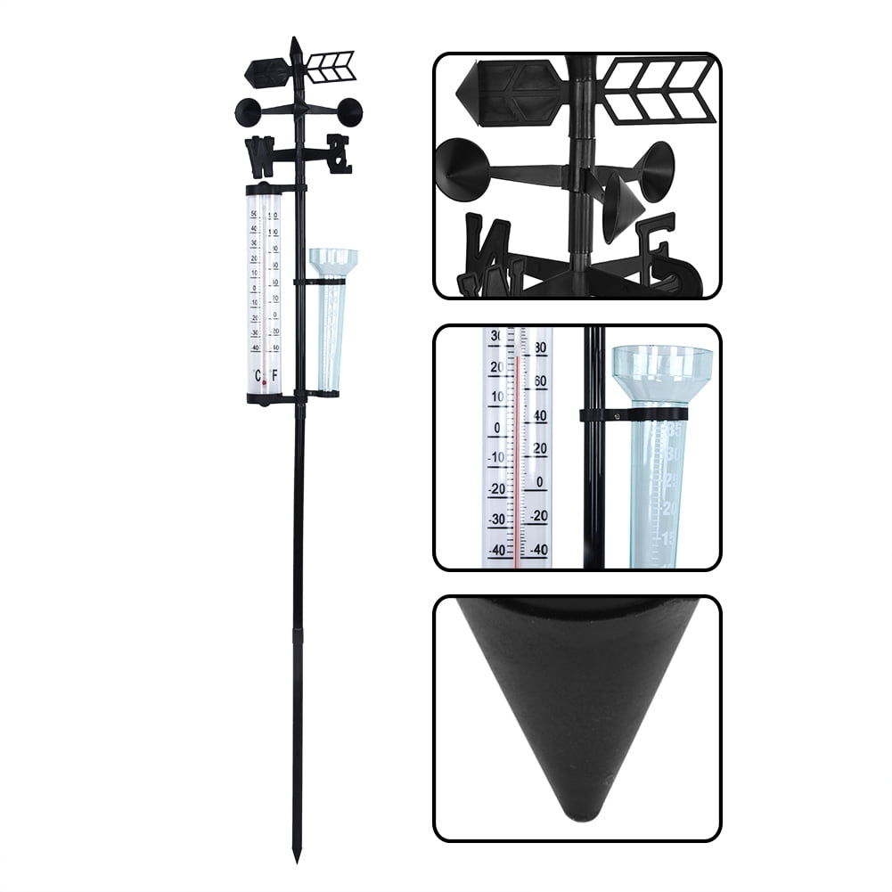 Garden Station, Weather Station, Wind Indicator For Courtyard Gardens Outdoor Yard