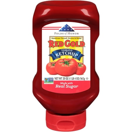 Red Gold Made with Real Sugar Ketchup, 20 oz Bottle