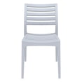thumbnail image 5 of Compamia Ares Outdoor Patio Dining Chair in Silver Gray, 5 of 6