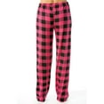 thumbnail image 5 of Wiicoznt Pajama Pants for Women Checkered Print Elastic Waist Pajama Bottoms Casual Comfy Loose Sleepwear Plus Size Full Length Pants with Pockets, 5 of 5