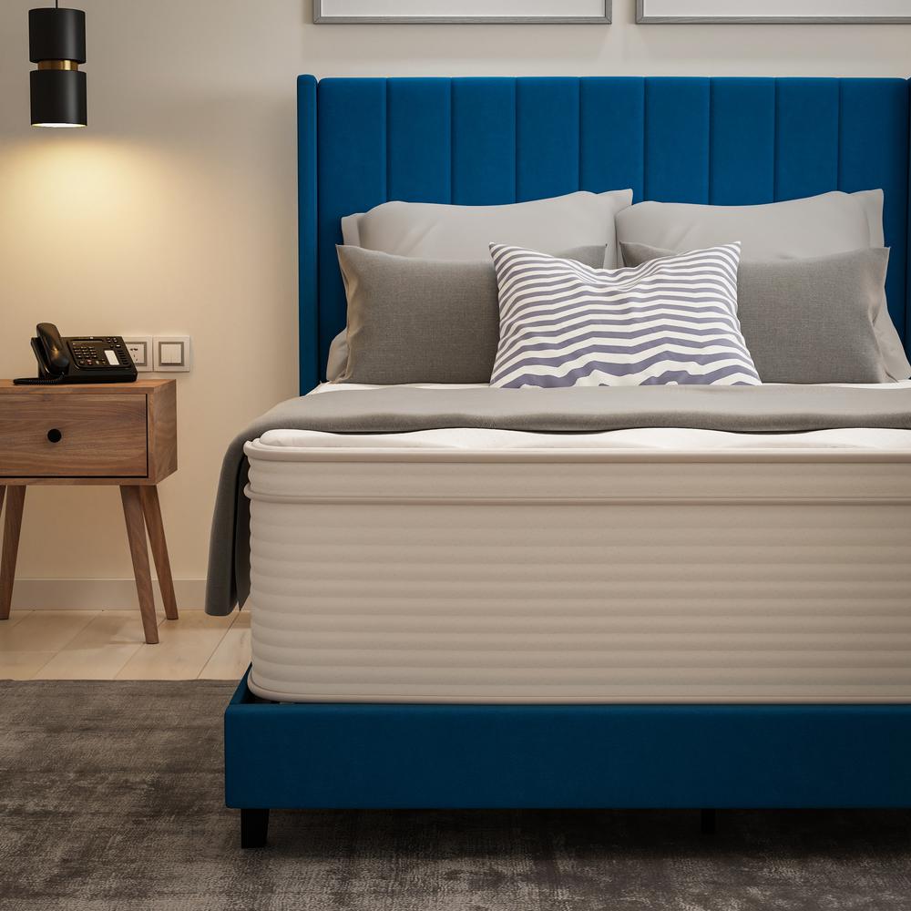 Flash Furniture Vista Commercial Foam & Polyester Fabric Full Mattress in White