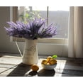 thumbnail image 4 of Flores de lavanda artificiales, 4 piezas grandes para crear un arreglo floral abundante, una planta falsa casi natural para alegrar la decoración de tu hogar, fiestas y bodas, 4 of 8