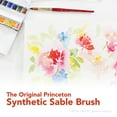 thumbnail image 3 of Princeton Brush Heritage Synthetic Sable Watercolor & Acrylic Brush, Stroke 1 in, 3 of 5