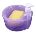 thumbnail image 1 of Ltdhehe Soap Dispenser Bowl 2 In 1 Dish Soap Dispenser For Kitchen Dishwashing Soap Dispenser Counter Dish Washing Soap Dispenser With Sponge Space Saving Hand Soap Dispenser, 1 of 8