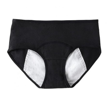 Women Menstrual Panties Cotton Solid Breathable Intimate Underwear Briefs