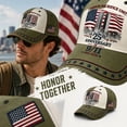 thumbnail image 4 of Adult 3D Print Ball Cap 911 Graphic Baseball Cap Men Women Sun Visor Duckbill Hat Unisex Embroidered Hat Outdoor, 4 of 4
