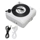 thumbnail image 1 of Enceinte Bluetooth 5.0, style tourne-disque vinyle, style classique à l'ancienne, volume élevé, enceinte Bluetooth sans fil, blanche, 1 of 4
