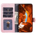 thumbnail image 2 of For Xiaomi Redmi Note 13 4G Wallet Case Zipper Pocket Shock-Absorbent Phone Cover - Rose Gold, 2 of 5