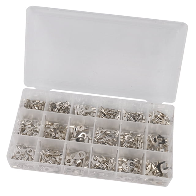 De Terminales De Conectores Eléctricos Con Terminales De Crimpado Con Aislamiento de material acero 420PCS CUTICAT Terminales de crimpado aislados