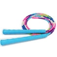 thumbnail image 4 of maskred Jump Rope Soft Beaded Skipping Rope Gym Fitness Training Adjustable Jumping Rope for Men Women Kids Blue, 4 of 6