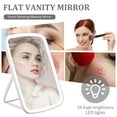 thumbnail image 3 of Rechargeable Makeup Vanity Mirror Portable Lighted Makeup Beauty Mirror 3 Color Lighting  Dimmable Touch Screen for Women Travel, 3 of 8