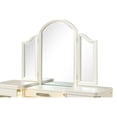 thumbnail image 4 of 4-Piece Queen Bedroom Vanity Set | LED Accents for Bedroom Atmosphere | Wood and Gold Accent Design | Solves Bedroom Storage and Dressing Challenges, 4 of 5