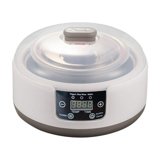 NAOJIE Automatic Digital Yogurt Maker Machine with Adjustable Temperature & Time Control,Food Grade Stainless Steel Liner(Uk Standard),Ultimate Yogurt Maker,Yogurt Maker with Temperature Control