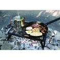 thumbnail image 4 of Folding Campfire Grill Camping BBQ Grill Fire Pit Outdoor Cookware Cooking Grate Rack Griddle, 4 of 12