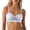 Blue, variant on Womens Bra Half Cup Seamless Wireless Bra Small Bust Gather Flat Chest Strapless White 36