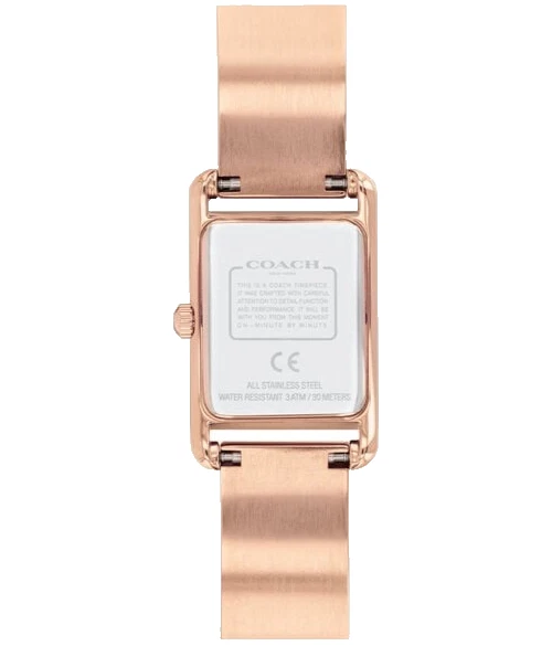 Coach Allie 14503382 Rose Gold Logo Dial Stainless Steel 