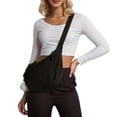 thumbnail image 3 of CAIXIA Anti Theft Crossbody Bag Womens Womens Stylish Casual Corduroy Crossbody Bag, Zipper Closure Adjustable Strap Travel Daily Shoulder Purse, 3 of 9