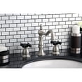 thumbnail image 2 of Kingston Brass KS1978PKX Duchess Widespread Bathroom Faucet with Brass Pop-Up, Brushed Nickel, 2 of 3