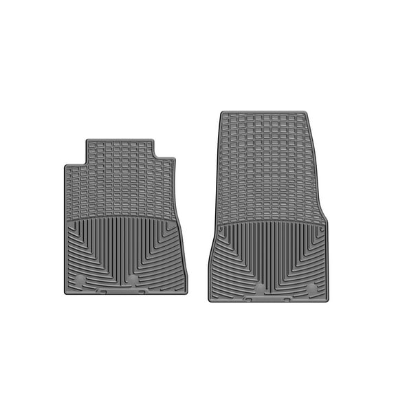 WeatherTech All-Weather Floor Mats compatible with 2013-2014 Ford Mustang - 1st Row (Driver & Passenger), Grey
