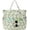 Big Flower Green, variant on Beach Bag Waterproof Sandproof Women Beach Tote Bag Pool Bag with Zipper for Gym Grocery Travel with Wet Pocket