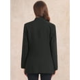 thumbnail image 3 of DARING DIVA Women's Work Blazers V Neck Outfits Jackets Blazer S Black, 3 of 6
