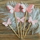 thumbnail image 2 of EeaseMX 10 adornos para tartas con forma de palillos de fruta para tartas, postres, decoración de mesa, 2 of 8