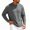 Dark Gray, variant on TKKCS Mens Cotton Long Sleeve Crew Neck T Shirts Lightweight Soft Casual Workout Loose Fit Pullover Tops Beige XL