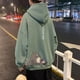 thumbnail image 2 of M-3XL Estilo Coreano Unisex Sudadera Con Capucha De Gran Tamaño Lindo Totoro Impresión Hombres Moda Manga Larga Talla Grande Invierno Suéter Negro Gris Verdepangjing, 2 of 4