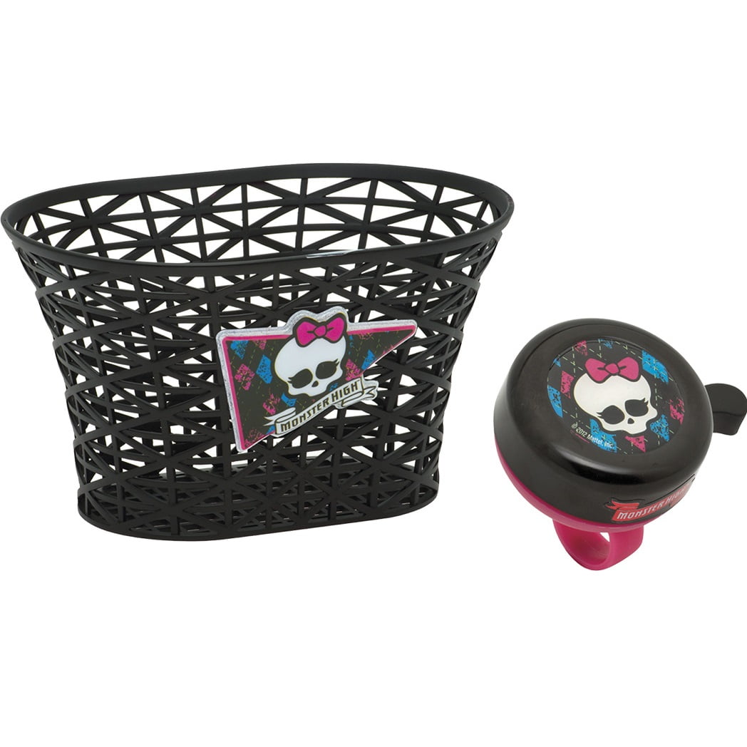 monster high bike with basket
