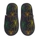 thumbnail image 1 of Fotbe Mardi Gras Carnival Pantuflas Peludas para Mujer con Estampado, Zapatillas de Peluche, Zapatos de Invierno para Casa, Uso Interior y Exterior-Medium, 1 of 8