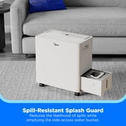 Midea 22 Pint Smart Dehumidifier, App & Voice Control, Covers 1,500 Sq. ft. New MAD22S1AWWT