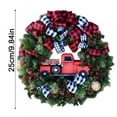 thumbnail image 5 of Popvcly 1Pc Christmas Wreath, 25cm Car Rattan Wreath B, 5 of 5