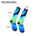 thumbnail image 3 of Saiise Bluey Funny Socks Men Women Boys Kids Adults Novelty Graphic Crew Tube Socks Crazy Design Casual Dress Socks for Sports,Running,Travel, 3 of 7
