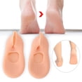 thumbnail image 3 of Calcetines De Silicona Protector Antigrietas Para Pies Herramienta Para El Cuidado De Los Pies Calcetines De Prevención Color De Piel S 1 Par Vogacara AF000432-00, 3 of 6
