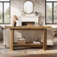 thumbnail image 5 of Tribesigns 55.12-Inch Farmhouse Console Table, Wooden Sofa Table for Living Room, 5 of 6
